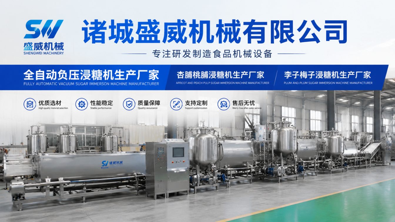 鹤壁为果脯加工提供负压浸糖方案